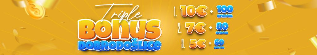 Sansabet Casino Triple welcome bonus