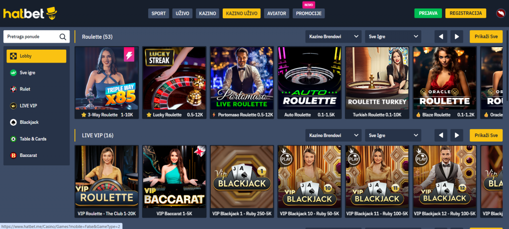 HatBet Live Casino