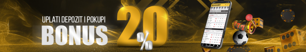 Sansabet 20% on the first deposit bonus