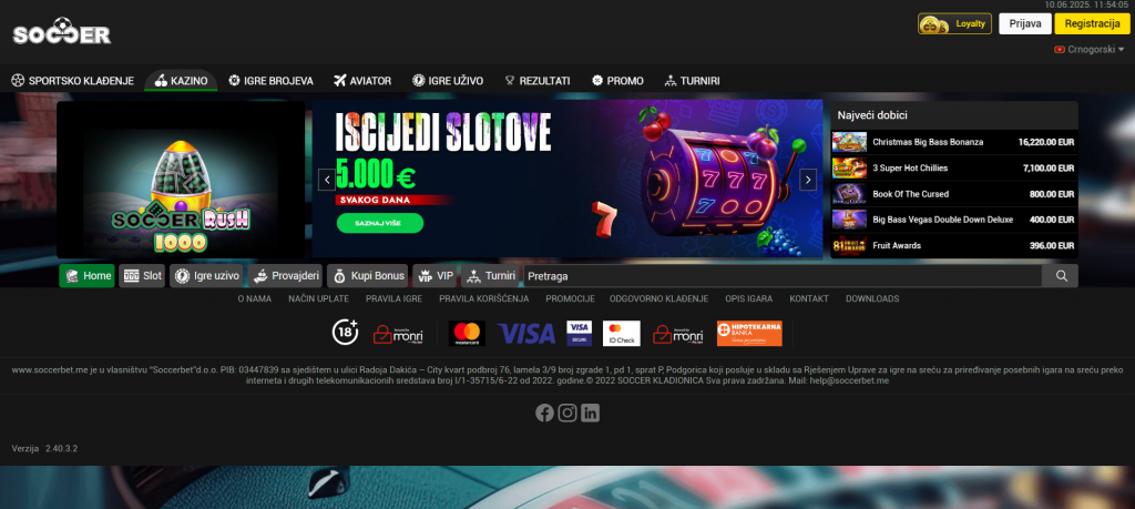 SoccerBet Casino