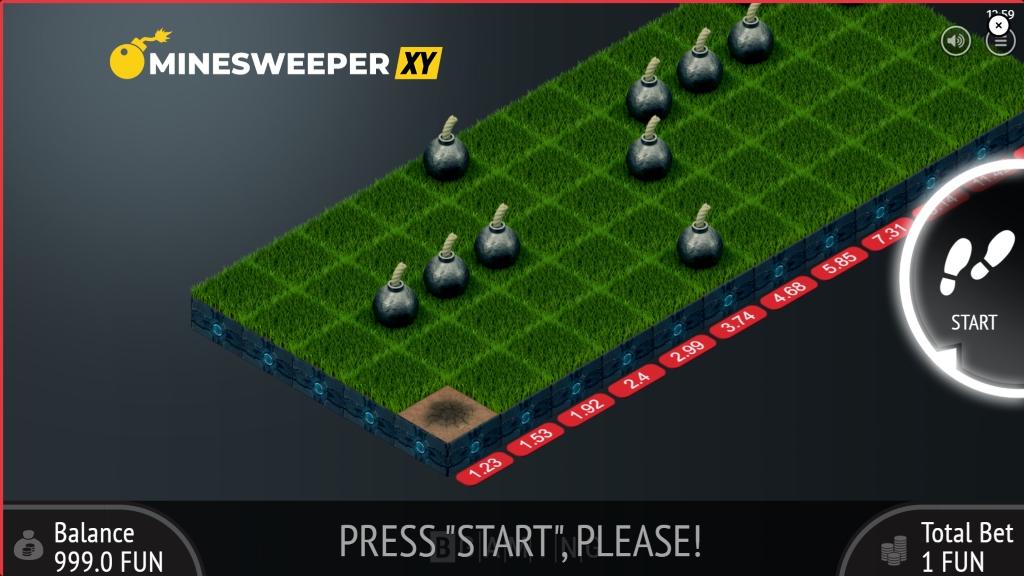 Minesweeper XY Casino Game