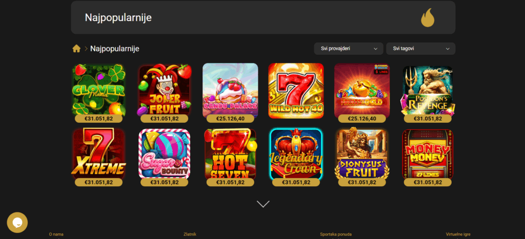 Zlatnik Casino Slot Games